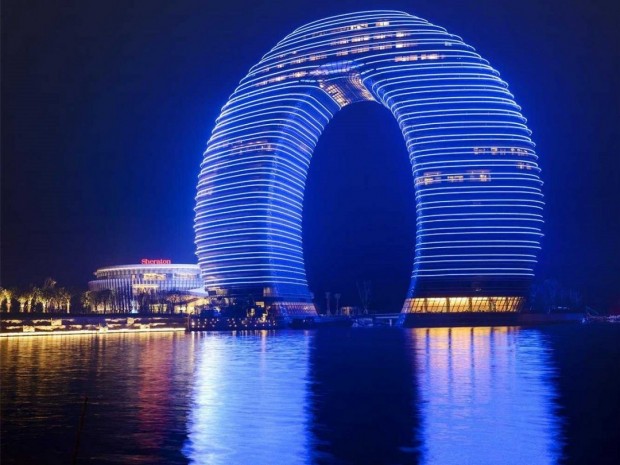 Beautiful-Image-of-The-Sheraton-Hotel-in-Huzhou-China