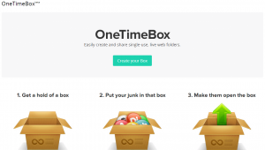 OneTimeBox for Web