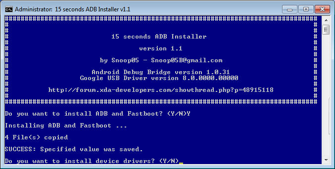 how to install adb on windows