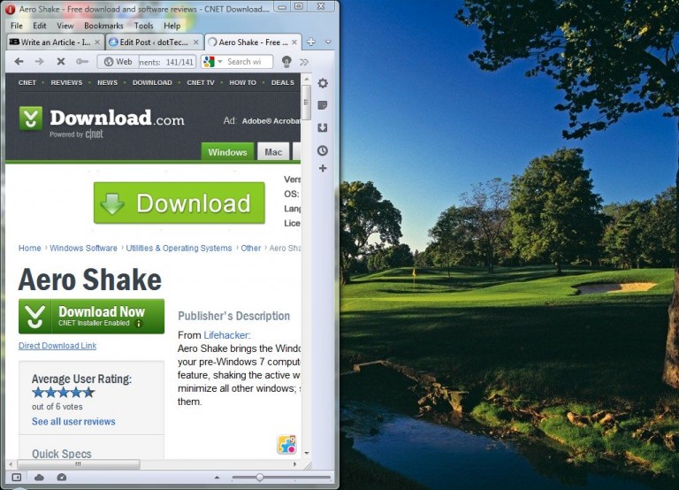 Shake software for windows