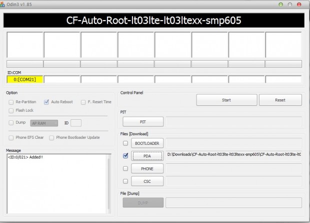 CF Root Note 10.1