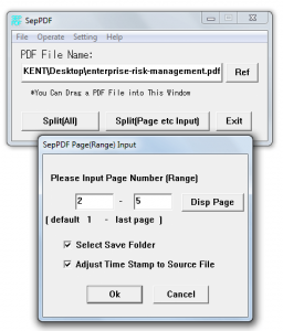 SepPDF Free PDF Page Splitter for Windows