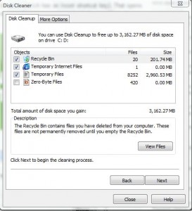 how to free space on startup disk