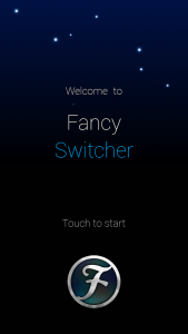 Fancy Switcher Welcome Screen