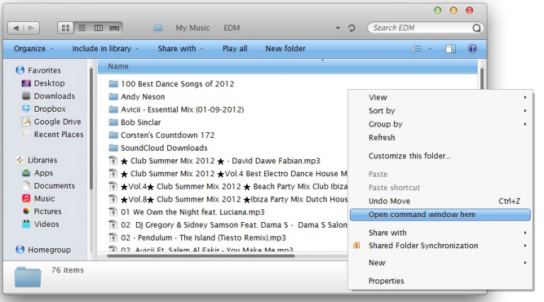 windows directory list and print windows directory list and print