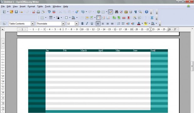 openoffice spreadsheets