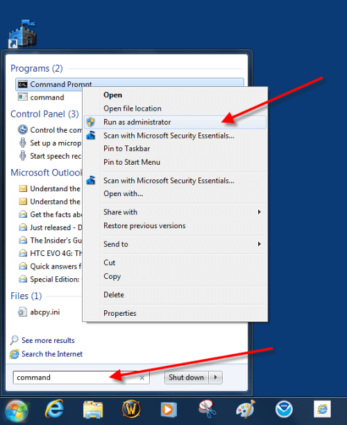 Delete Corrupted Folder Windows Vista