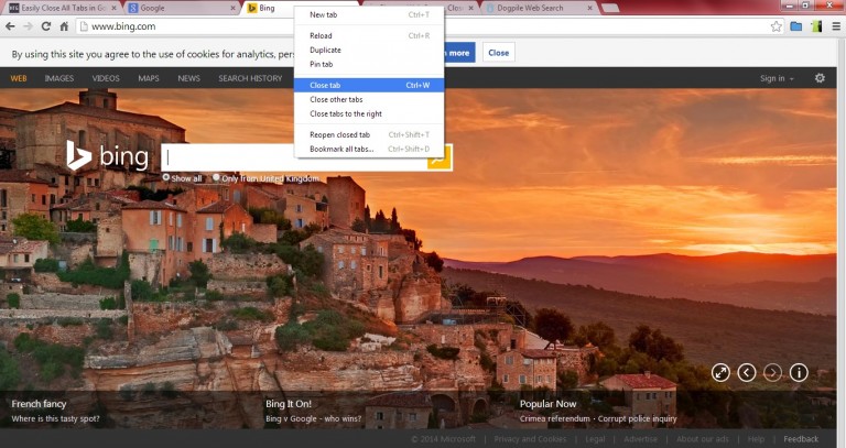 How to close all google chrome tabs in one click tip dottech