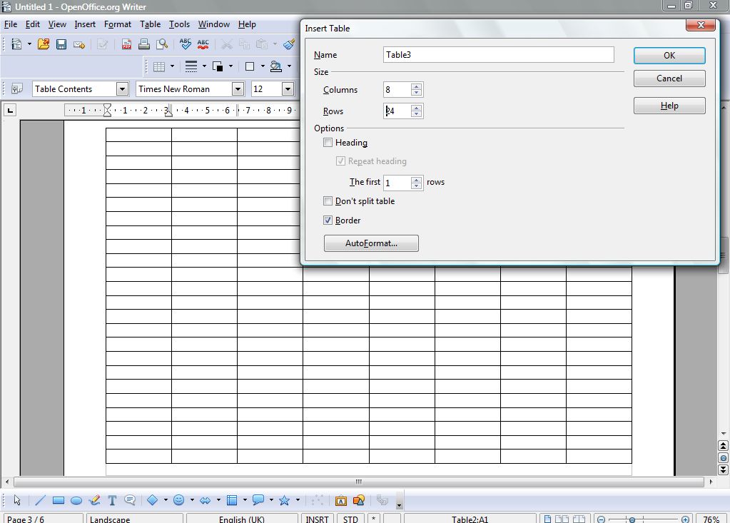 how to add up in openoffice excel