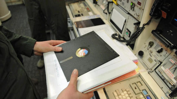 8 inch floppy disk us missile forces