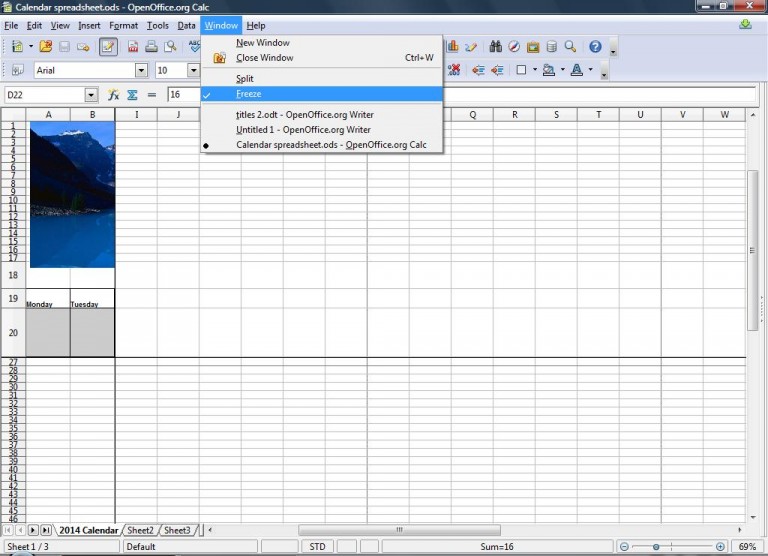 How to freeze rows and columns in OpenOffice Calc [Guide] dotTech
