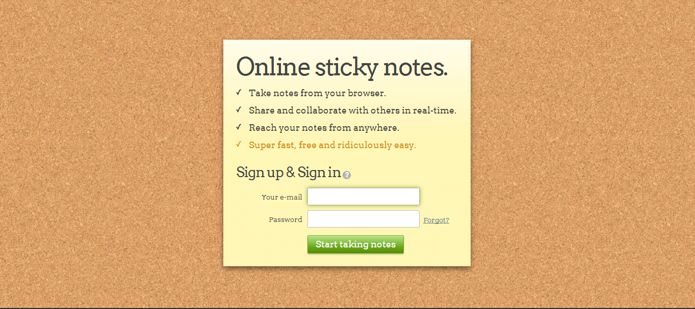 sticky notes online free