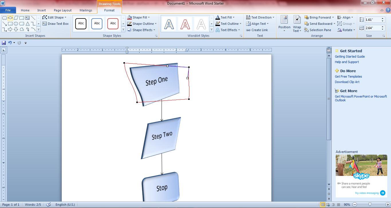 Microsoft Word Algorithm Template