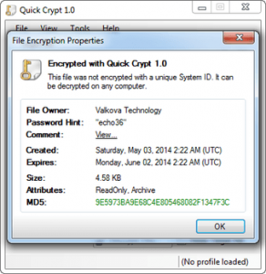 Quick Crypt for Windows Portable