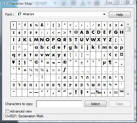 windows 10 character font box square