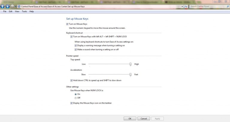 How To Move Mouse Cursor With Numeric Keypad In Windows Tip DotTech