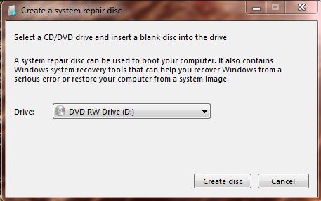 system repair disc2