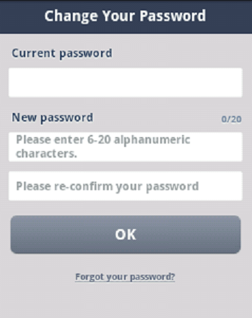 Change Line Password