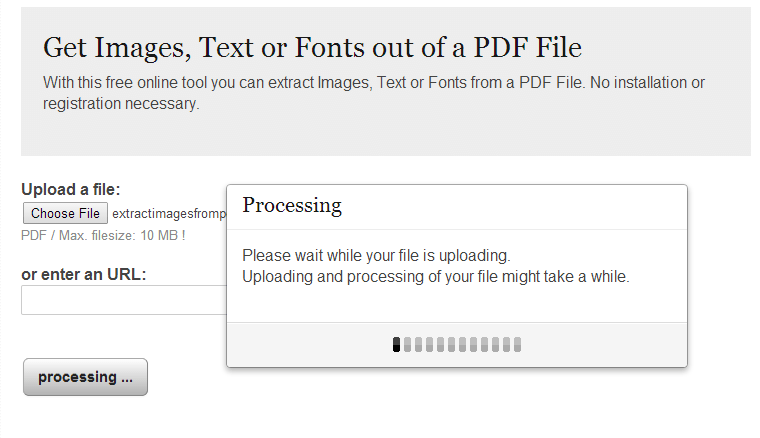 Extract Images from a PDF