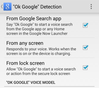 OK Google From Any Screen Android