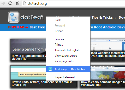 Add page to new tab page Chrome
