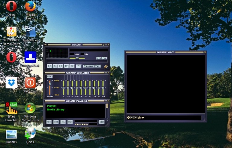 winamp build in website