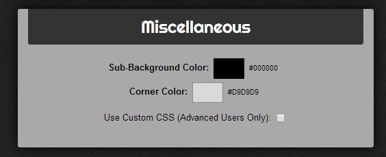 apply custom CSS scrollbar styling Chrome