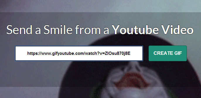create GIFs from YouTube