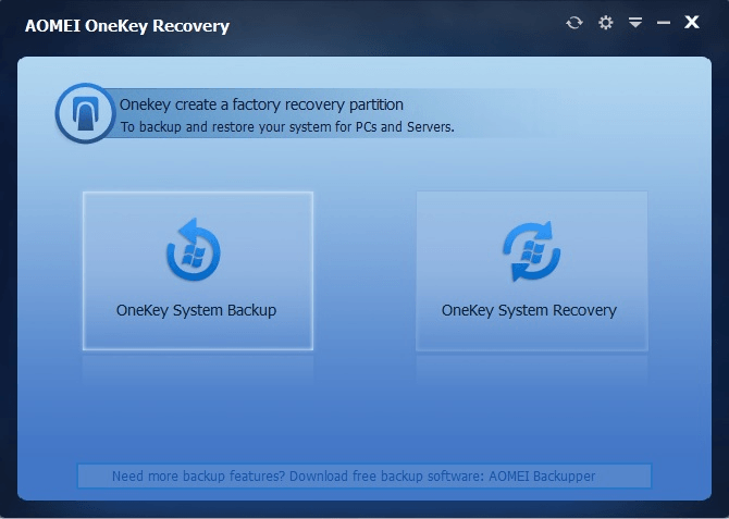 Create a factory recovery partition in Windows