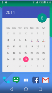 Month Calendar Widget for Android