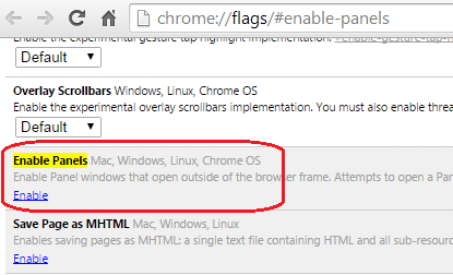 open tabs as panels chrome