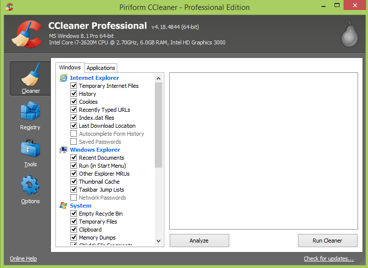 ccleaner doesnt download on my pc