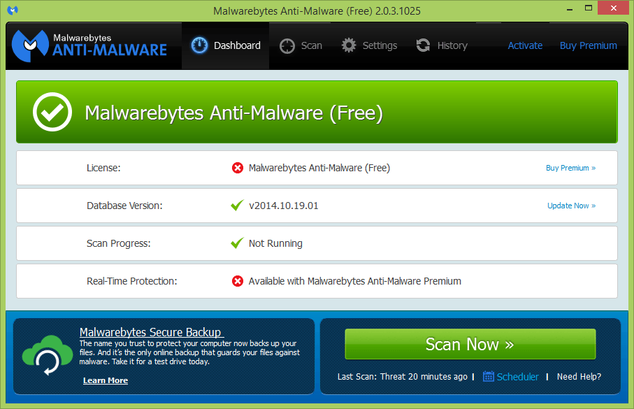 Malwarebytes anti-malware free scanner download