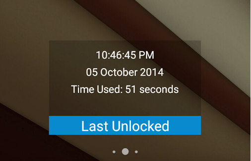 Check unlock history Android c