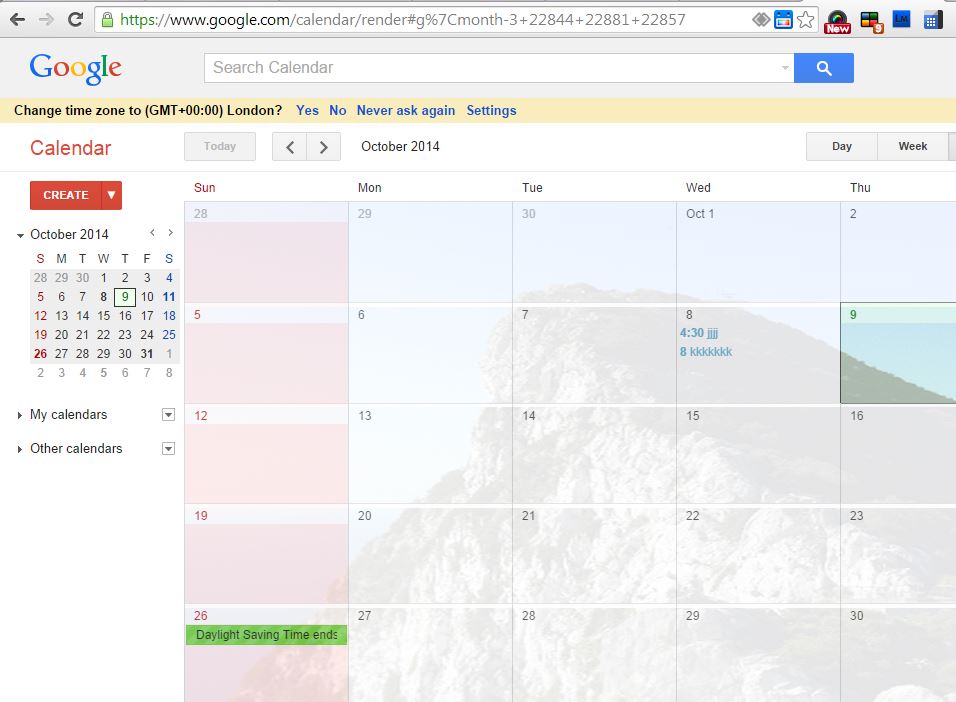 Set Google Calendar Customize and Print