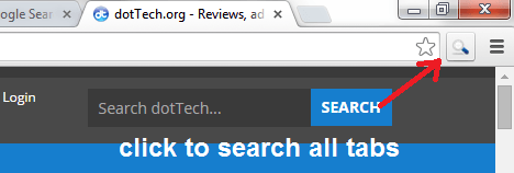 Search all tabs Chrome c