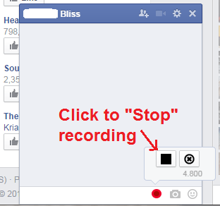 Send Voice Message on Facebook Chrome c