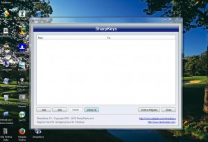 how to reset sharpkeys to default