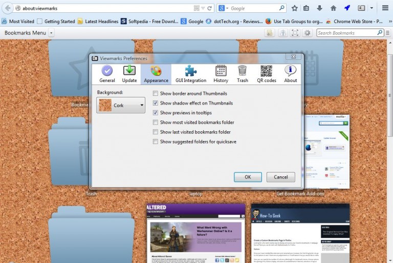 How to display bookmarks as thumbnails in Firefox [Tip] dotTech