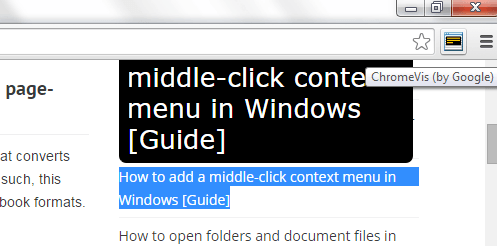 Zoom text in any web page in Chrome b
