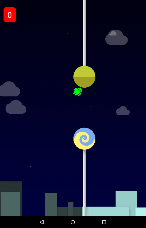 Android Lollipop Easter Egg game
