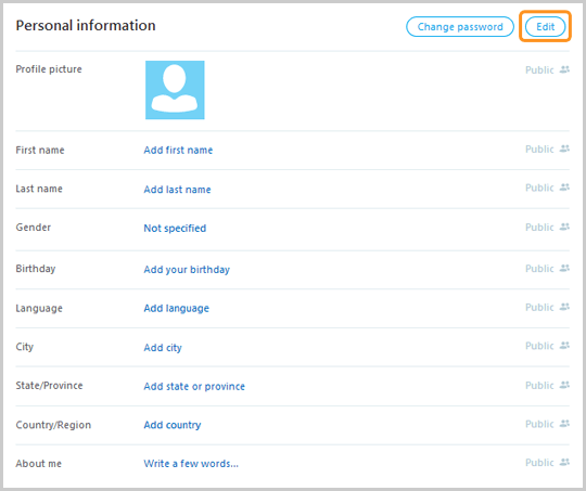 Delete Skype account process