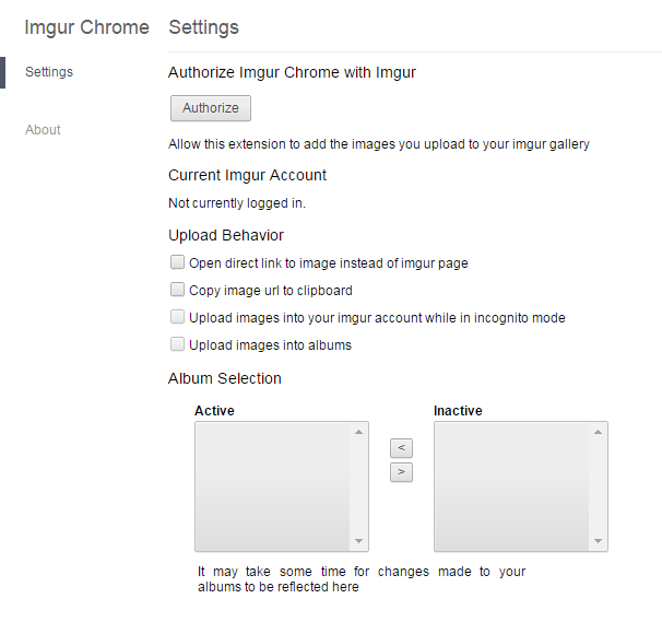 Upload to Imgur in context menu Chrome b