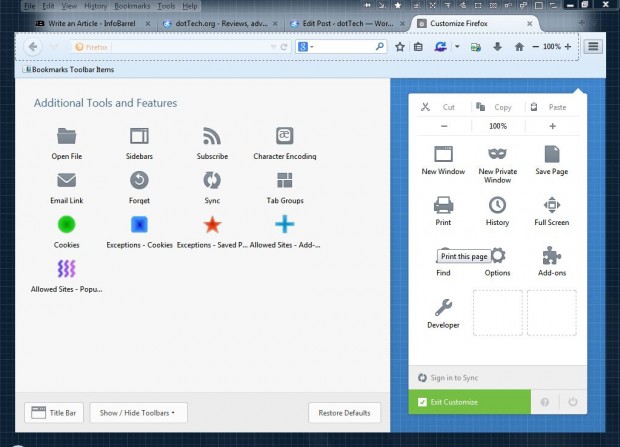 IE Tab