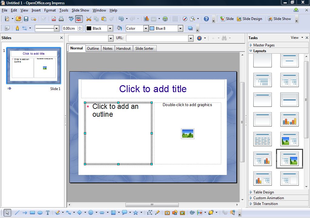 does openoffice have presentations