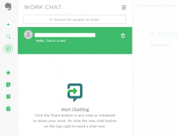 work chat for evernote review
