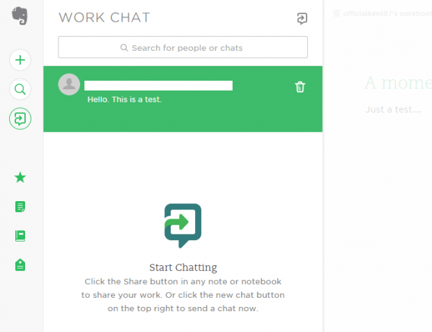 Work Chat for Evernote b