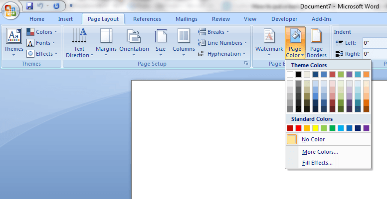 How to put a background in MS Word 2007 [Tip] | dotTech