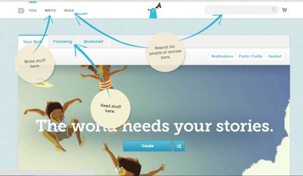 create a digital story book in Chrome