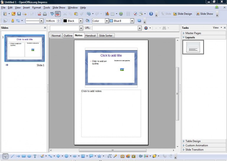 openoffice presentation file format